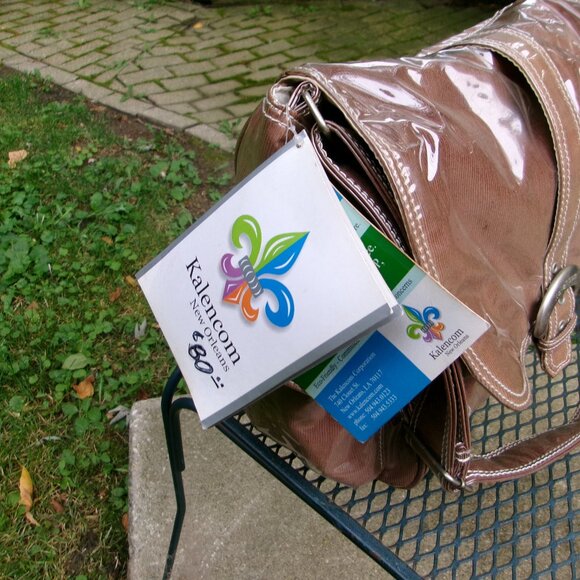 Kalencom New Orleans 2960 Chocolate Corduroy Laminated Diaper Buckle Bag NEW NWT - Picture 4 of 16